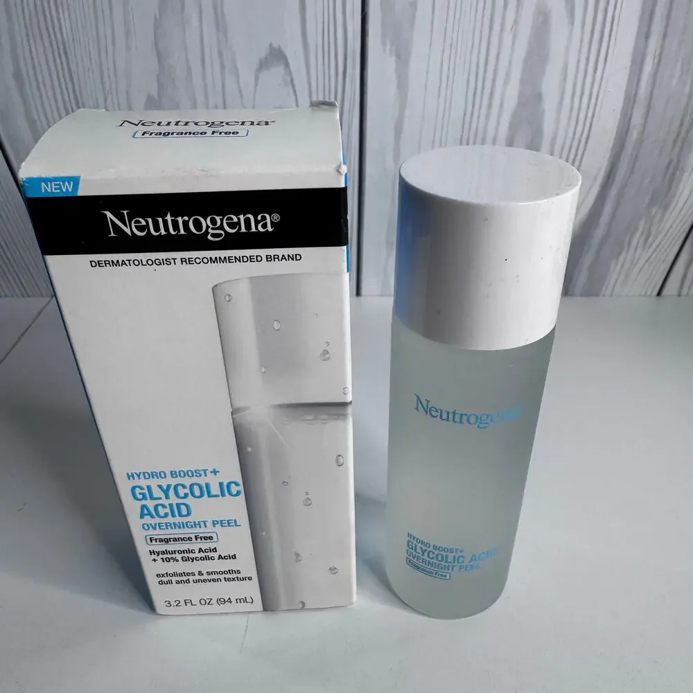 Neutrogena Hydro Boost+ Glycolic & Hyaluronic Overnight Face Peel 3.2oz